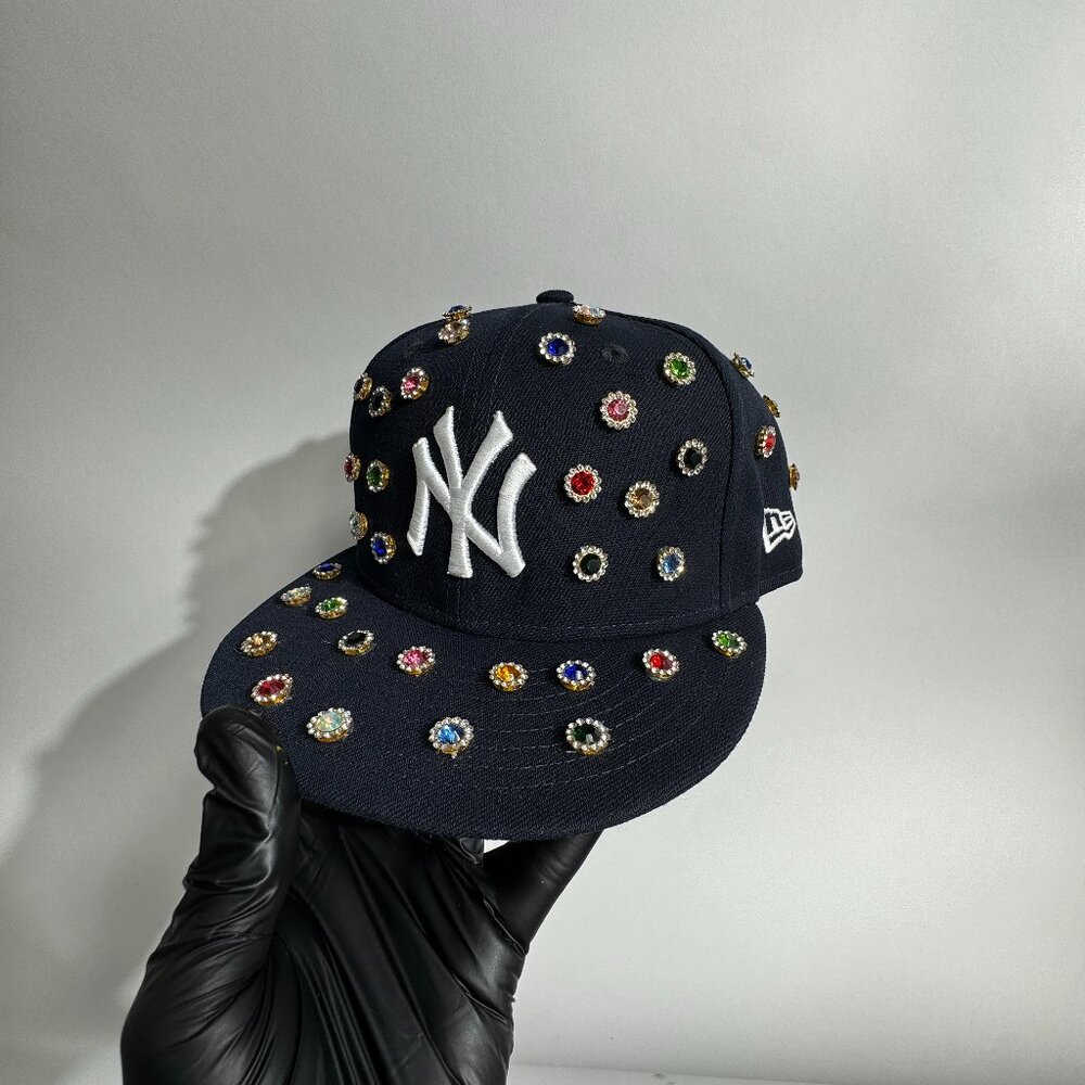 Rhinestone NY Fitted Snapback New Era Gemstones